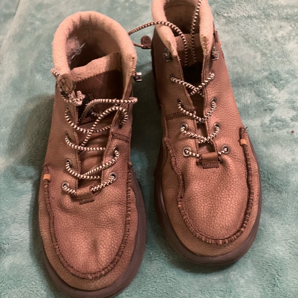 Hey dude Mens booties used but lots of wear left